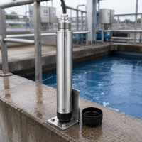 Capteur optique d'oxygène dissous pour l'aquaculture, analyseur en ligne de DO, moniteur de qualité de l'eau industrielle