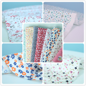 Material elegante punteado Coo 6% elastano 80 20 sábana pañuelos 250Gsm algodón poliéster tela - Product Image 3