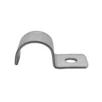 Colliers de serrage en U en acier inoxydable galvanisé, sans bavures, pour tubes, mesure en pouces, pour la fixation de conduites industrielles