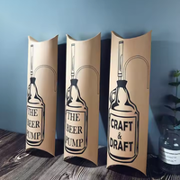 Petite boîte à oreiller en carton kraft recyclable écologique personnalisée finition mate revêtement UV marque TELILONG Guangdong logo personnalisé