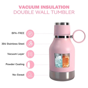 Gourde isotherme haute capacité 1000 ml pour animaux de compagnie, double paroi en acier inoxydable, pour chien, chat, camping, voyage en plein air - Product Image 3