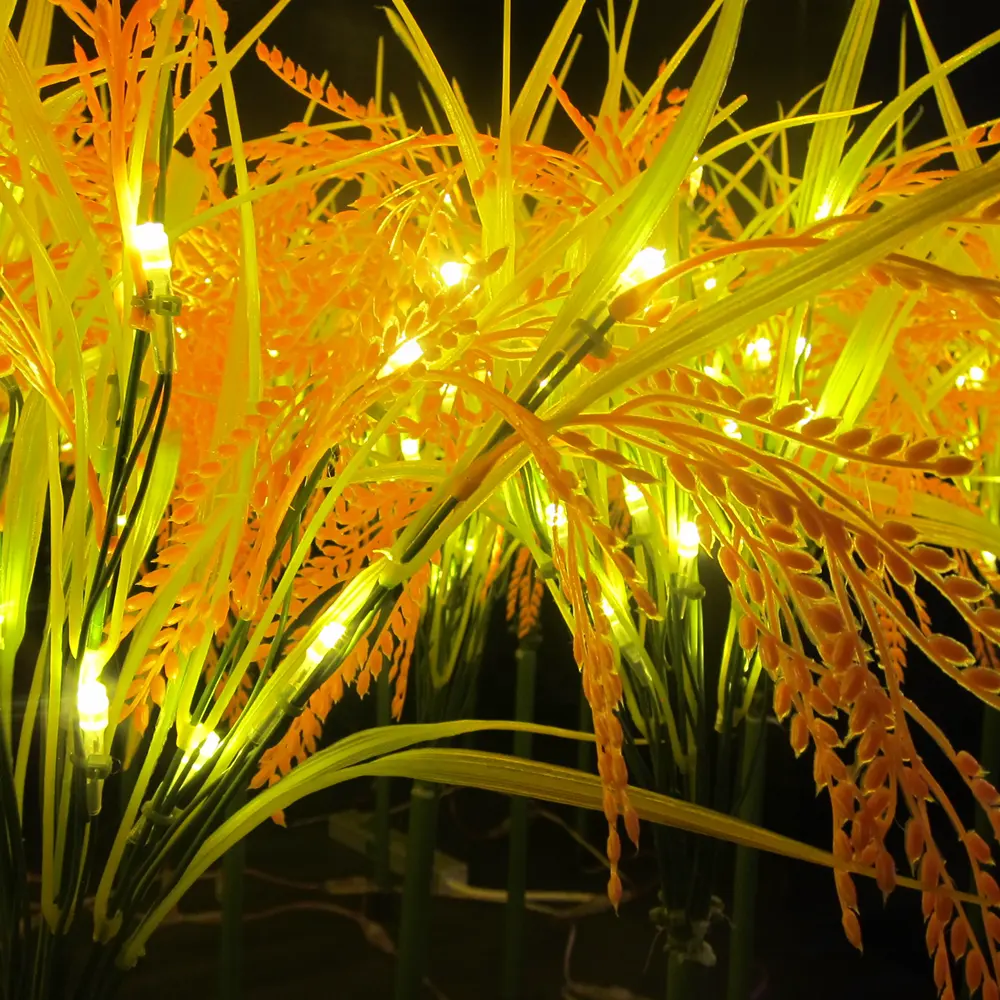 Hot sales yellow led rice light outdoor use decorative lights