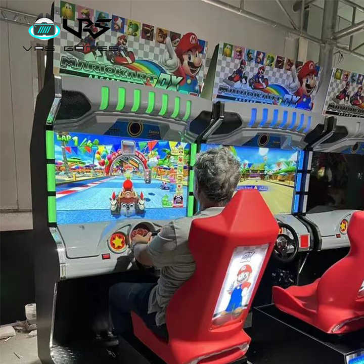 Mario Cart Machine Indoor Racing Mario Kart Coin Pusher Coin Operated Game Machine ...