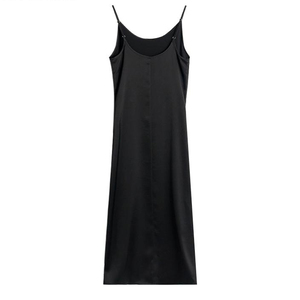 Abito Midi Senza Maniche in Misto Triacetato Premium per <span class=keywords><strong>Donna</strong></span>, Silhouette Minimalista e Lineare, Vestito Lungo Estivo per Vendita all'Ingrosso - Product Image 2