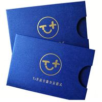 Sobre Personalizado con Logotipo en Dorado, Tarjeta de Regalo de Cartón, Embalaje para Documentos Comerciales, Sobre de Agradecimiento, Etiqueta de Papel Offset