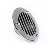 Drain de pont de bateau, en acier inoxydable 316, avec couvercle poli argenté, accessoires marins pour navires