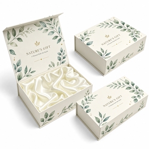 Premium Magnetic Gift Box Foldable Rigid Packaging with Lining Custom Printing for DTC Fashion Brands Wholesale Supplier Factory - Product Image 1