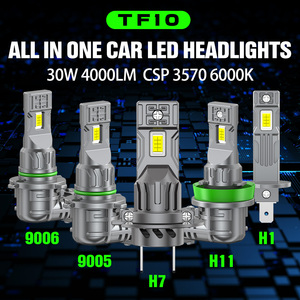 1:1 Mini-Size Wireless Direct Plug-and-Play 40W 6000K White H1 H3 H4 H7 <b>H11</b> 9005 9006 880 Auto LED Headlight <b>Bulb</b> - Product Image 6