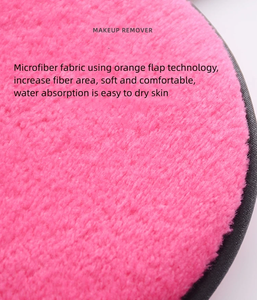 Éponge démaquillante réutilisable en <span class=keywords><strong>microfibre</strong></span> de luxe, personnalisée, douce pour le visage, pour nettoyer et laver le visage - Product Image 3