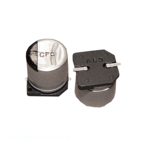 ตัวแทนจำหน่ายอย่างเป็นทางการ ตัวเก็บประจุแบบ SMD ชนิดอลูมิเนียม 1000uF 20% 10V รุ่น AFC108M10G24T-F 1000 ยูเอฟ - Product Image 1