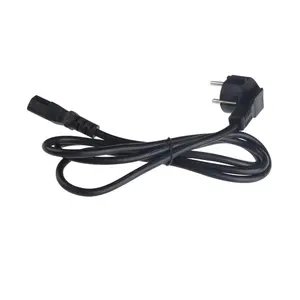 Cable Cord Cable Cord High Quality Braided Ac Power Plug Cable Wholesale Power Cord 3 Round Pin For Compu Or Computer