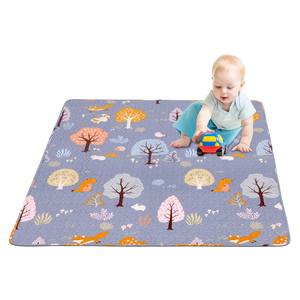 Tappetino da gioco pieghevole in cotone viola foresta tema 50 ''X 50'' imbottito elegante e confortevole Alfombra De Casa - Product Image 2