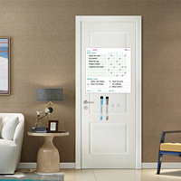Tableau blanc magnétique mural amovible Uni-felt, sans cadre, effaçable à sec, style Art Déco, sans résidu, pliable, planificateur quotidien