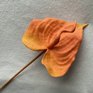 New Hot Artificial Flower Only Anthurium Household Wedding Decoration Flower Arranging Bouquets Of Photography Artificial Plant