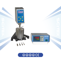 Viskometer Digital SCITEK 4 Jenis Spindle Akurasi ±1% Adaptor Viskometer Ekstrim Rendah Adaptor Sampel Kecil Layar LCD untuk Laboratorium