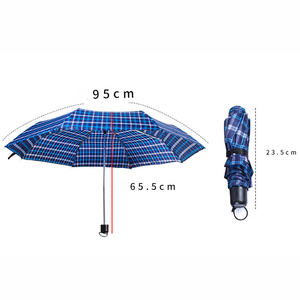 CHUVABAND 8K Super <span class=keywords><strong>Mini</strong></span> <span class=keywords><strong>Parapluie</strong></span> à 3 volets Parapluies au design à carreaux de couleur unie promotionnels bon marché en gros pour cadeaux d'affaires - Product Image 6