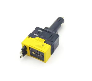 Автомобильное зарядное устройство 60 Вт 4-в-1 с быстрой зарядкой, выдвижным кабелем и 2 USB-портами, совместимое с дисплеем 60 Вт и подсветкой «Звездное небо» - Product Image 4