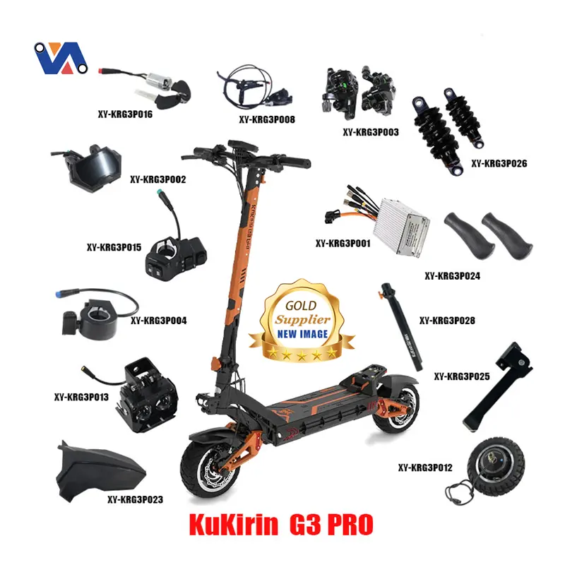 100%, новый электрический скутер, двигатель, зарядное устройство, контроллер тормозов, полный комплект, запасные части для скутера для Kukrin G3 Pro, аксессуары для Escooter