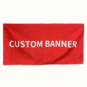 Bannières personnalisées en polyester 100% résistantes, toutes tailles et couleurs, impression numérique, vente en gros d'usine - Product Image 4