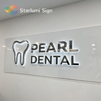 Lettres en acrylique personnalisées, logo, enseigne pour salon, enseigne de réception de bureau, signalétique de bâtiment, publicité, enseigne de devanture, lettres murales
