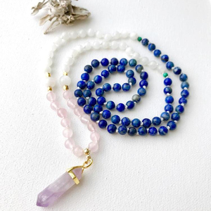 Collier Mala de naissance, perles Mala de fertilité, fait main, pour le bonheur - Product Image 1