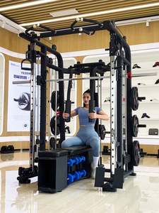 Máquina Smith Multifuncional de Acero para 3 Personas, Entrenamiento Integral, Ecológica para Uso Doméstico, Venta al Por Mayor SK - Product Image 6