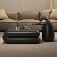 Table basse de luxe de forme carrée, design créatif, haut de gamme, minimaliste et moderne, pour salon