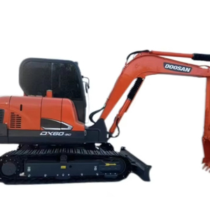 Mini pelle sur chenilles Doosan DX60-9C de 6 tonnes d'occasion de haute qualité à vendre 1 an de garantie Roulement d'engrenage de pompe à moteur principal - Product Image 1