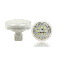 24V 60mm 360 grados Cabochon Led Light Fairground Decoración RGB Atracciones Paseos Luces de punto LED