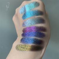 Palette de fards à paupières DIY 90 couleurs, effet lumineux, métallique, multichrome, duochrome, mono ou duo chrome, fard minéral pressé à sec