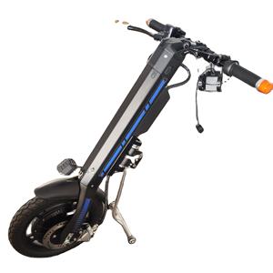 Mijo MT04 Hot, Remolque para <span class=keywords><strong>Silla</strong></span> <span class=keywords><strong>de</strong></span> <span class=keywords><strong>Ruedas</strong></span> Manual con <span class=keywords><strong>Motor</strong></span> <span class=keywords><strong>de</strong></span> Cubo <span class=keywords><strong>de</strong></span> 16 Pulgadas y 800W, 48V, Handcycle Eléctrico con Capacidad <span class=keywords><strong>de</strong></span> 120 kg, Terapia <span class=keywords><strong>de</strong></span> Rehabilitación - Product Image 2