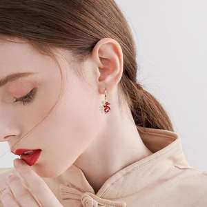 Женские серьги с цирконом - Product Image 3