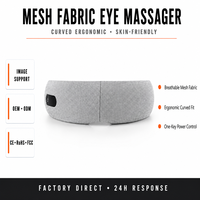 Masseur oculaire au graphène le plus vendu avec contrôle de la minuterie, appareil chauffant pour le soin des yeux doté de la technologie de vibration par pression d'air