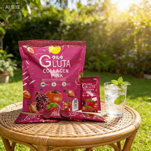 OEM Ingrosso Ping Ping C Blinks Vitamina Polvere Istantanea Succo <span class=keywords><strong>di</strong></span> Frutta Collagene Gluta Rosa a Basso Contenuto <span class=keywords><strong>di</strong></span> Grassi Scatola da 300g - Product Image 6