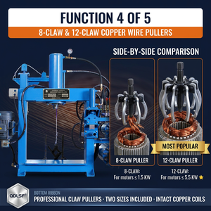 QDLSF 60 Toneladas 5 en 1 Equipo <span class=keywords><strong>de</strong></span> Desmontaje <span class=keywords><strong>de</strong></span> Motores Automotrices, Prensa Hidráulica para Trituración <span class=keywords><strong>de</strong></span> Chatarra <span class=keywords><strong>de</strong></span> Aluminio y Desmontaje <span class=keywords><strong>de</strong></span> Núcleos <span class=keywords><strong>de</strong></span> Bombas <span class=keywords><strong>de</strong></span> Motor - Product Image 5