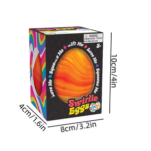 Easter Egg Stress-relief Squeeze Toy Soft Material Unisex 14 Years & up - Product Image 3