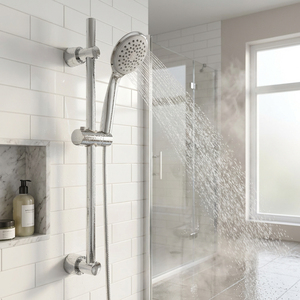 Juego de Barra Deslizante para Ducha de Acero Inoxidable de 60 cm de Altura con Soporte Ajustable para Ducha, Cabezal de Ducha y Manguera de Ducha de 1.5 m - Product Image 4