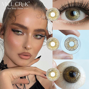 <span class=keywords><strong>Lentilles</strong></span> <span class=keywords><strong>de</strong></span> <span class=keywords><strong>contact</strong></span> souples colorées marron-vert, effet naturel, 14,2 mm, nouvelle collection, commande en gros, OEM, directement <span class=keywords><strong>de</strong></span> l'usine - Product Image 6