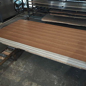 Contreplaqué en <span class=keywords><strong>bois</strong></span> naturel <span class=keywords><strong>teck</strong></span> noyer 4*8, face naturelle, 18 mm, coupe rotative, qualité AA, pour meubles - Product Image 3