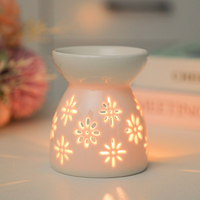 Mini chauffe-cire chauffe-bougie en céramique brûleur à huile essentielle chauffe-plat diffuseur d'aromathérapie pour la maison chambre