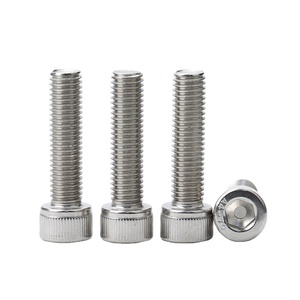 M1.6 M2 M2.5 <b>M3</b> M4 M5 M6 DIN912 Stainless Steel A2 Cylindrical Hex Drive Head Bolts Socket Cap Head <b>Screws</b> Allen Bolts - Product Image 1