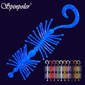 Señuelo Flotante Spinpoler TPR, Resistente y Suave, con Aroma a Camarón, para Pesca en Agua Dulce y Salada, para Peces de Río y Lubina - Product Image 1