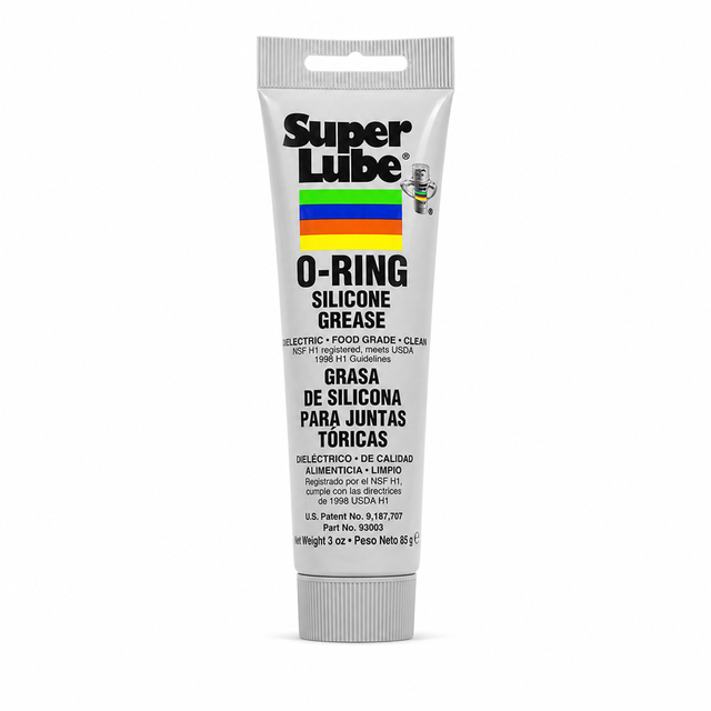 Original Super Lube 93003 Silicone O-Ring Grease 85g Food Grade Non-Curing Lubricant Sealant for Rubber Seals Valves Pool Pumps