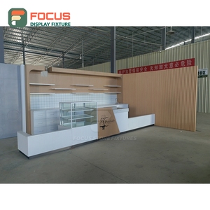 Expositor Minimalista para Productos de Café, Acabado en Madera Mate, Expositor para Bolsas de Café, Expositor para Productos de Tostadería - Product Image 1