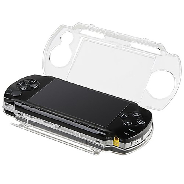 For Sony PSP 1000 2000 3000 PSV 2000 1000 Clear Hard Carry Cover Transparent Crystal Case Plastic Protective Shell Game