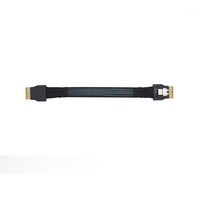 Slim SAS 8654 4i ke SFF-8654 4i MINI SAS Server Chassis Internal SAS4.0 kabel