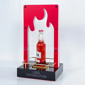 Mingxin Barware une bouteille Cocktail présentateur acrylique Champagne Vip bouteille affichage Rechargeable Champagne présentateur - Product Image 3
