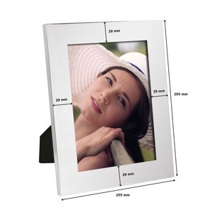 Cadre photo moderne en métal brillant 15x20 avec matériau en alliage fer-bois pour la décoration intérieure et les tailles 50x70, 40x60, 30x40 - Product Image 2