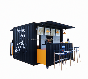 10ft Mini Pop-up Shop Container Kiosk for Coffee, Fast Food, and ...