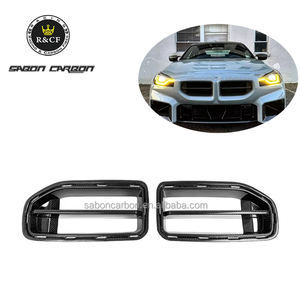 Parrilla de parachoques delantero de fibra de carbono seca <span class=keywords><strong>Real</strong></span> estilo AP, gran oferta de piezas de automóvil para <span class=keywords><strong>BMW</strong></span> G87 M2 2023 up - Product Image 1